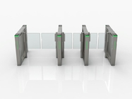 SUS304 Security Turnstile Gate IP54 Enclose Rating With Card Reader